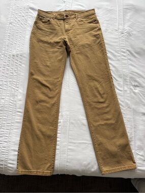 Mott & Bow Men’s Straight Chino Pants in Tan